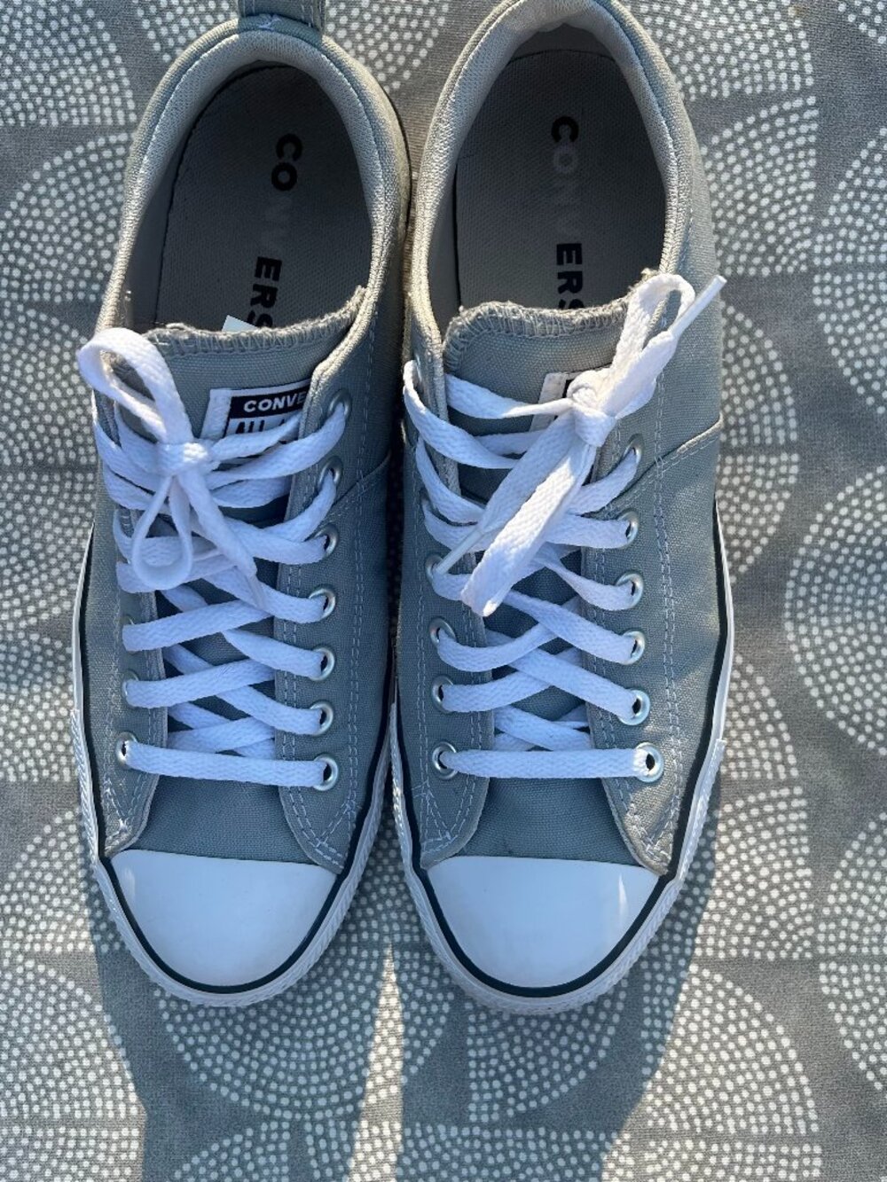 Converse All Star Gray Canvas Low Top Sneakers Women’s 11